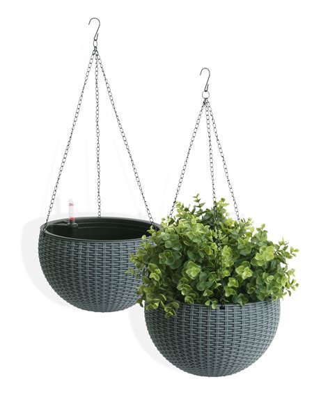 The top of the shelf is ideal for placing. . Hanging baskets at walmart
